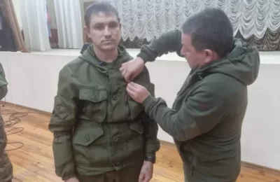 Медаль «За Отвагу» вручили жителю Новосибирской области