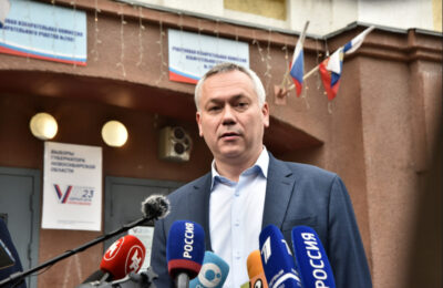 Андрей Травников одержал уверенную победу на выборах губернатора Новосибирской области