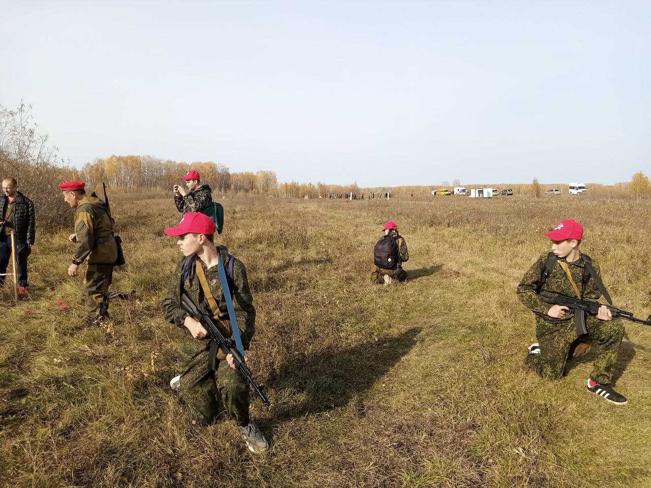 В Северном районе прошла военно-спортивная игра «Юнармейская зарница» -  Северная газета