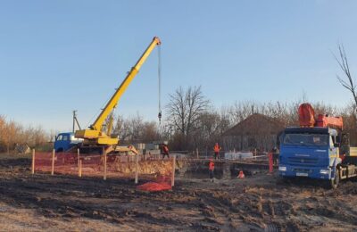 Новосибирские строители приступили к возведению двух ФАПов в Беловодском районе ЛНР