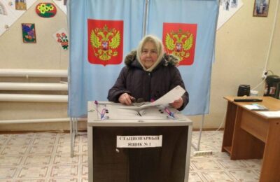 Участие в выборах Президента РФ принимают старейшие жители Северного района