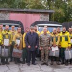 Пожарные-десантники из Северного вернулись с тушения лесных пожаров в Туве