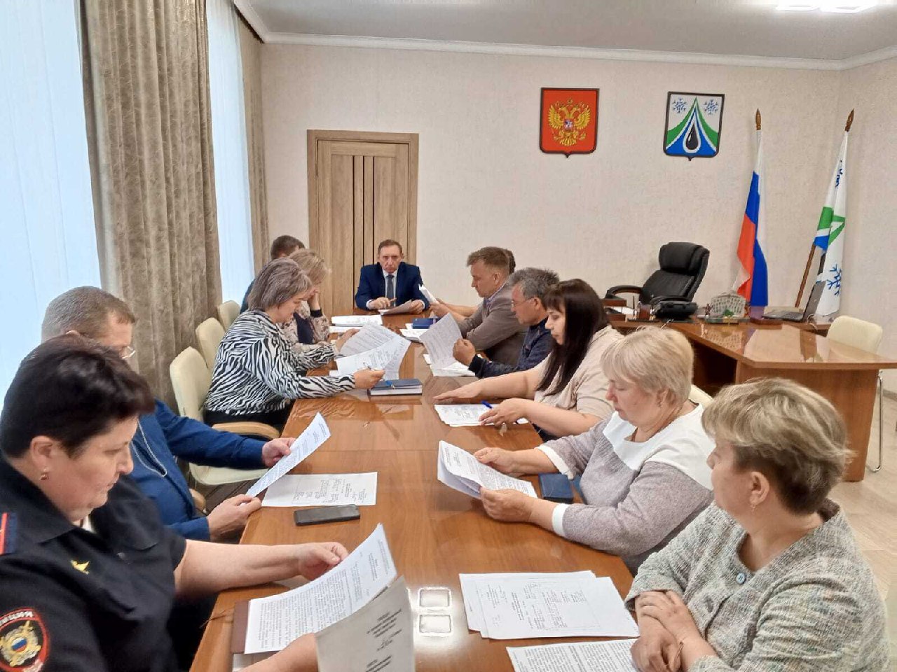 Заседание антитеррористической комиссии прошло в Северном районе