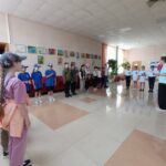 Юные инспекторы дорожного движения Северного района показали свои знания, участвуя в конкурсе