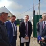 Андрей Травников посетил строящийся объект «Физкультурно-оздоровительный комплекс»