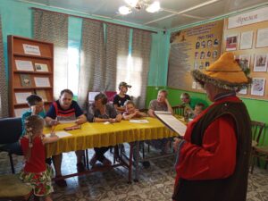 Дом-музей П.П. Бажова в Бергуле посетили бабушки с внуками