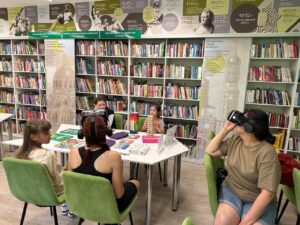 Дети из Верх-Красноярки посетили детскую модельную библиотеку в Северном