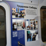 Патриотический вагон запустили в новосибирском метро