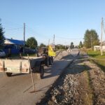 Тротуар начали строить в Северном