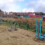 На детской площадке в Северном установлены тренажеры