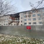 Здание общежития сельхозтехникума частично обрушилось в Куйбышеве