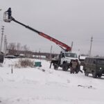 В Северном проведен ремонт уличного освещения