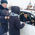 Юные участники отряда ЮИД провели акцию на улицах села