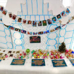 В Биазинском Доме культуры организованна выставка новогодних игрушек