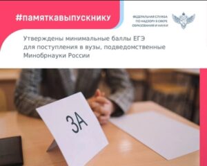 Минимальные баллы ЕГЭ для вузов в 2026 году: что нужно знать абитуриентам