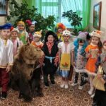 Воспитанники детского сада отметили колядки с ряжеными