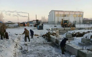 В Доволенском районе начато строительство спорткомплекса по федеральному проекту