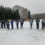 Соревнования по лыжным гонкам среди школьников прошли в Северном округе