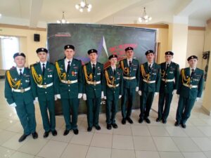 Военно-патриотический конкурс строя и песни состоялся в Новосибирской области