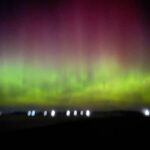 Северное сияние вновь увидели жители Новосибирской области