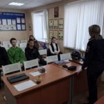 В отделении полиции с экскурсией побывали школьники из Биазы