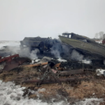 Пожар в Федоровке уничтожил две единицы техники