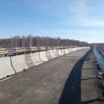 Ремонт моста через реку Ича продолжается