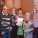 Надежда Степановна Неделяева из Северного отметила 95-летний юбилей