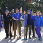 «Единая Россия» в Новосибирской области организовала субботник на Монументе Славы