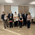 Семью Коржовых Александра и Анны поздравили с рождением десятого ребенка