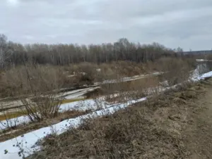 Гидрологическая обстановка на реке Тартас в Северном