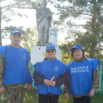 В Верх-Красноярке привели в порядок территорию памятника