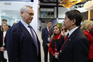 Достижения Сибири представил регион на площадке Петербургского международного экономического форума