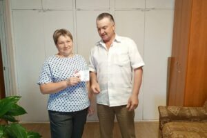 Золотые знаки ГТО вручены работникам Комплексного центра социального обслуживания населения Северного округа