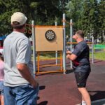 Летний праздник спорта прошел в Северном: дартс, волейбол и перетягивание каната