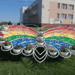 Бабочка – цветник в Северном начала расцветать