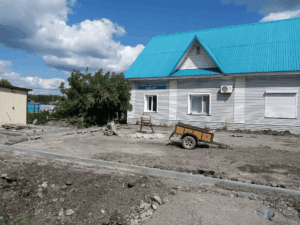 В Северном начаты работы по благоустройству территории у станции химводоочистки