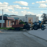 Обустройство тротуара и пешеходного перехода начато в Северном