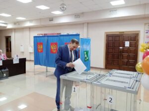Глава Северного округа проголосовал на выборах депутатов Государственной Думы