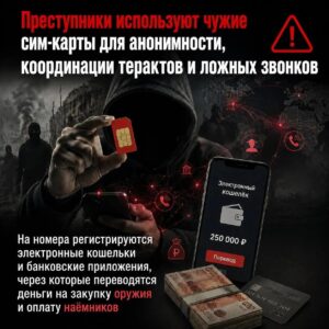 Продал SIM-карту? Можешь оказаться частью преступной схемы