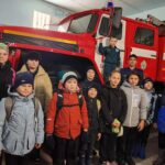 Школьники посетили Биазинский отдельный пост ПЧ-122