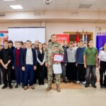 Ветеран боевых действий Станислав Копытов встретился со школьниками в Северном